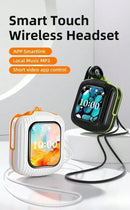 Intelligent Touch Screen ENC Bluetooth 5.1 Earbuds – Waterproof TWS Earphones with TF Card Support & Noise Cancelling Mic