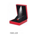 LED Light Necklace Gift Box – Velvet Square Jewelry Case for Engagement, Proposal, Pendant & Bracelet Presentation