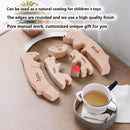 Personalized Wooden Bear Family Puzzle – Custom Name Engraved Home Decor, Heartwarming Gift for Mom, Baby, Couples & Holidays