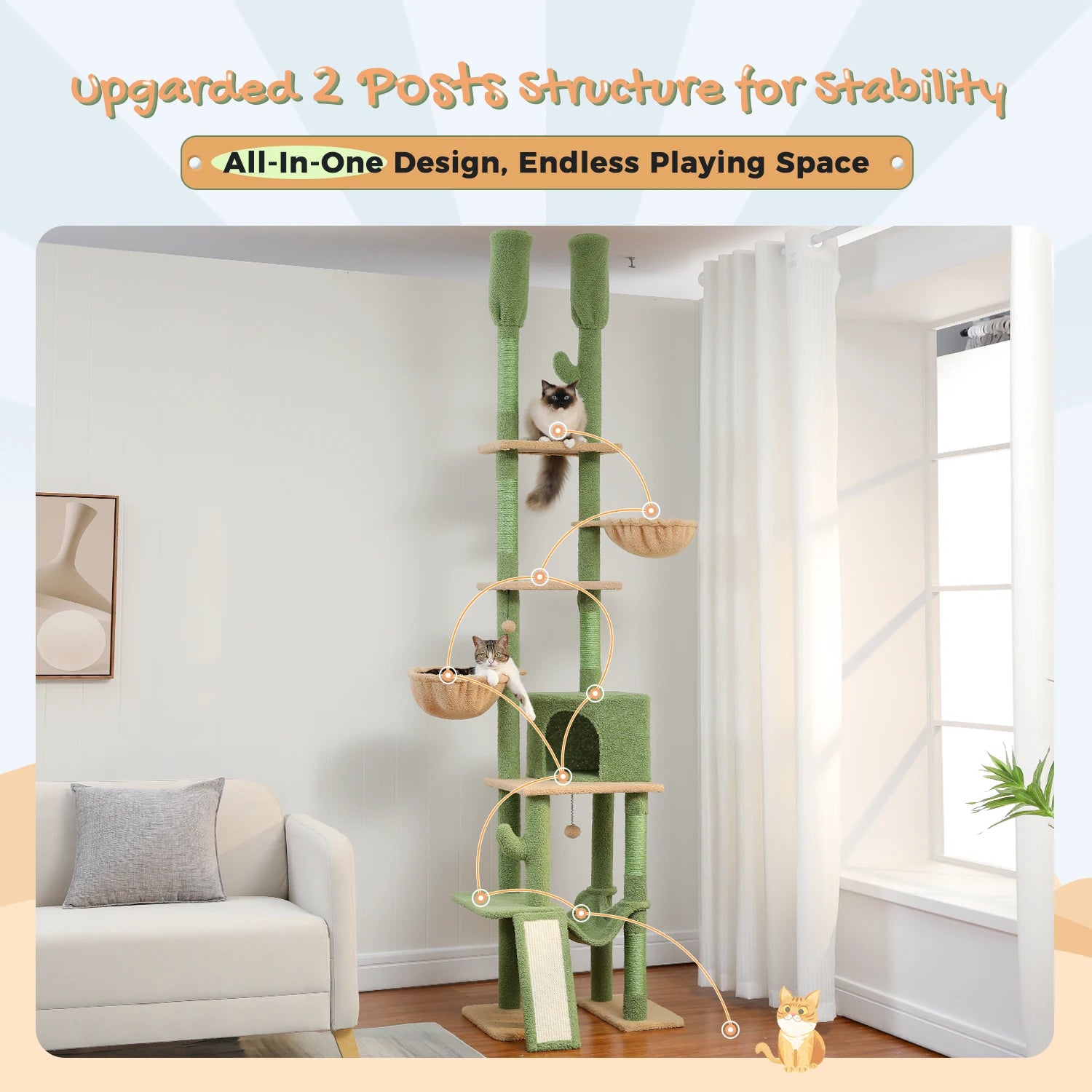 Cactus Cat Tree