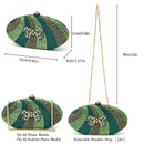 Venus Chan Italian Design Women’s Shoes & Rhinestone Butterfly Bag Set – Bridal Party Heels with Matching Handbag, Elegant Wedding Accessories