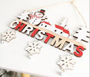 Santa Claus Wooden Hanging Ornament