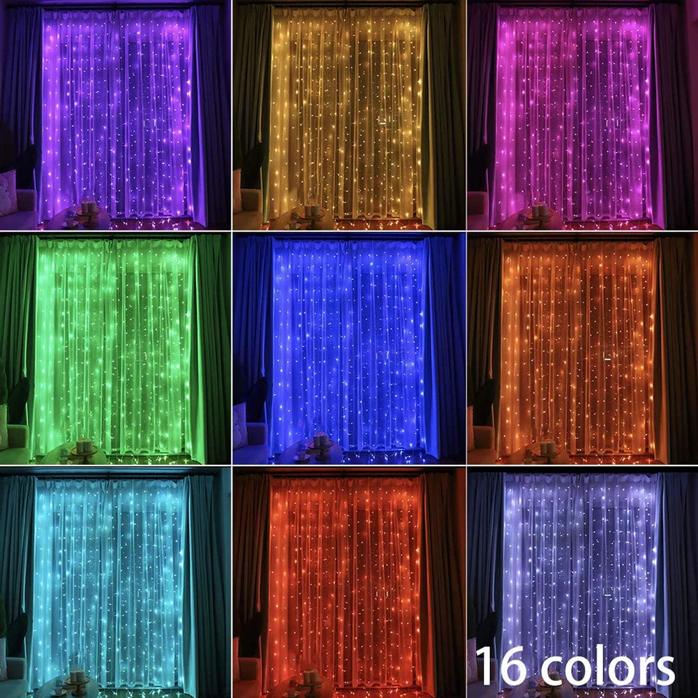 USB LED Fairy Curtain Garland Light