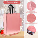 20pcs Aluminized Non‑Woven Gift Bags – Reusable Leak‑Proof Tote Bags for Shopping, Mother’s Day, Graduation, Party & Event Packaging