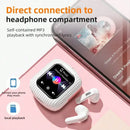 Intelligent Touch Screen ENC Bluetooth 5.1 Earbuds – Waterproof TWS Earphones with TF Card Support & Noise Cancelling Mic