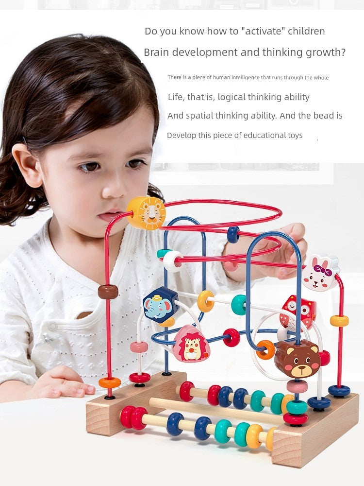 Around-the-Bead Wooden Toy