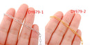 5‑Piece Stainless Steel Chain Necklace Set – Bead, Rope, Cuban, Paperclip & Snake Link Chains for Women, 18K Gold & Steel DIY Jewelry