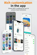 Intelligent Touch Screen ENC Bluetooth 5.1 Earbuds – Waterproof TWS Earphones with TF Card Support & Noise Cancelling Mic