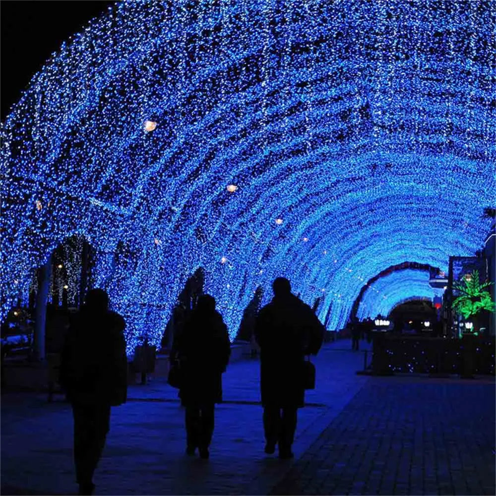 LED Waterfall Curtain String Lights