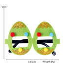 Easter Funny Glasses Props – Kids’ Cartoon Bunny & Eggshell Eyeglass Frames, Non‑Woven Fabric Easter Party Decorations & Gifts