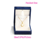 LED Light Necklace Gift Box – Velvet Square Jewelry Case for Engagement, Proposal, Pendant & Bracelet Presentation