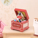 1PC Wood Fairy Resin Dollhouse Miniature Toy Box