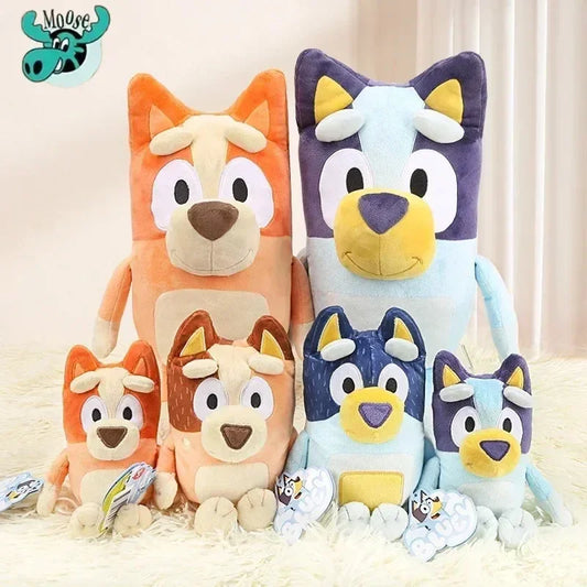 Large Bluey and Friends Plush Toy Set