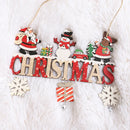Santa Claus Wooden Hanging Ornament