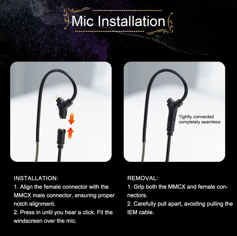 HiFi Metal In‑Ear Monitor Earphones with Mic, Wired Gaming Headset (3.5mm / Type‑C Options)
