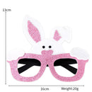 Easter Funny Glasses Props – Kids’ Cartoon Bunny & Eggshell Eyeglass Frames, Non‑Woven Fabric Easter Party Decorations & Gifts