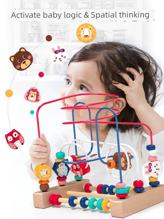 Around-the-Bead Wooden Toy