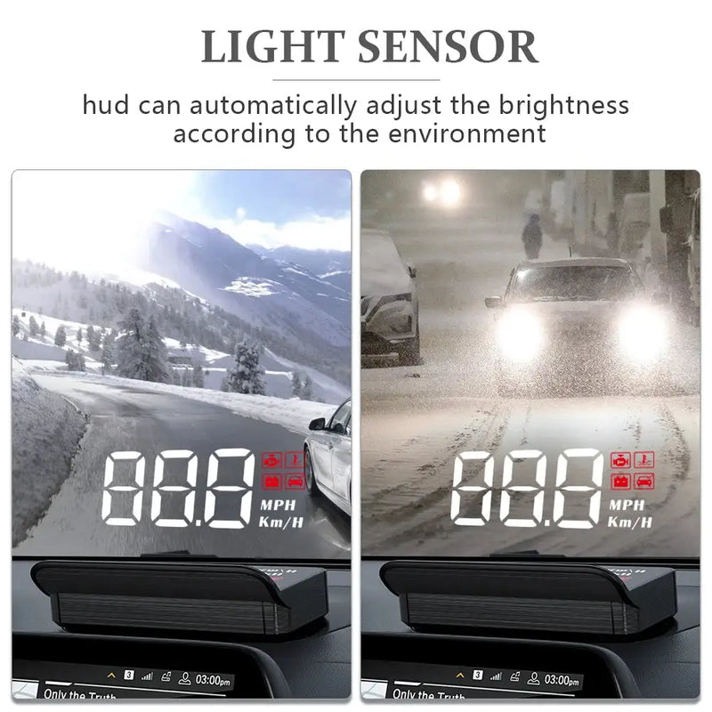 Fake Speedometer Car Digital Speedometer With Windshield Projector