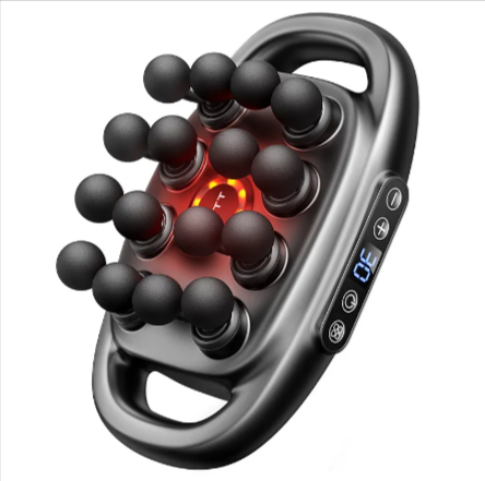 16‑Head Muscle Massage Gun – 30‑Speed Deep Tissue Massager with 3 Modes, 48kg Strike Strength & Low‑Noise Motor | 1800mAh Rechargeable Muscle Relaxation Device