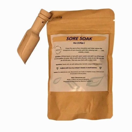 All‑Natural Detox Foot Soak – Handcrafted Bath Salts for Relaxation & Odor Relief