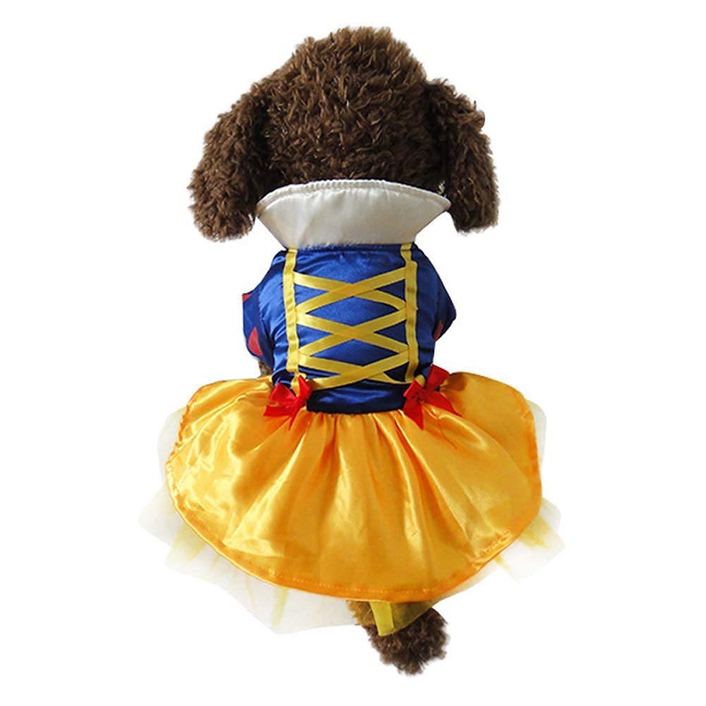 Snow Princess Halloween Dog Costume – Fairy‑Tale Dress for Small & Medium Pets | Comfortable Winter Fit