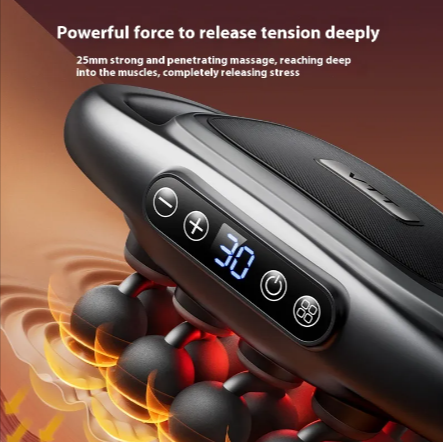 16‑Head Muscle Massage Gun – 30‑Speed Deep Tissue Massager with 3 Modes, 48kg Strike Strength & Low‑Noise Motor | 1800mAh Rechargeable Muscle Relaxation Device