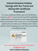 Spend $200 and receive a gift. Travel and Dining Pass! $1,000 value