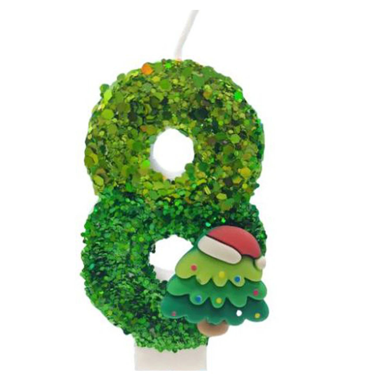 Festive Birthday Cake Number Candles