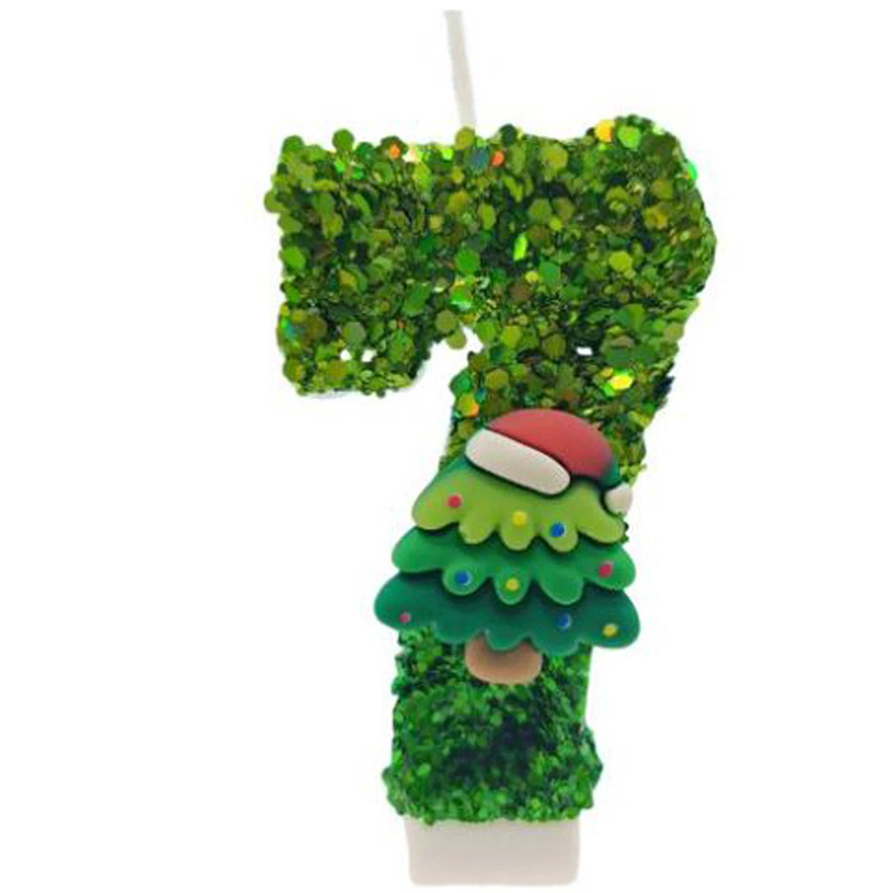 Festive Birthday Cake Number Candles