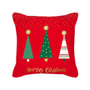 Festive Linen Cushion Covers Set