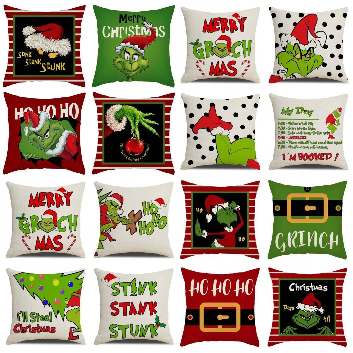 Festive Joy Pillow Covers Set