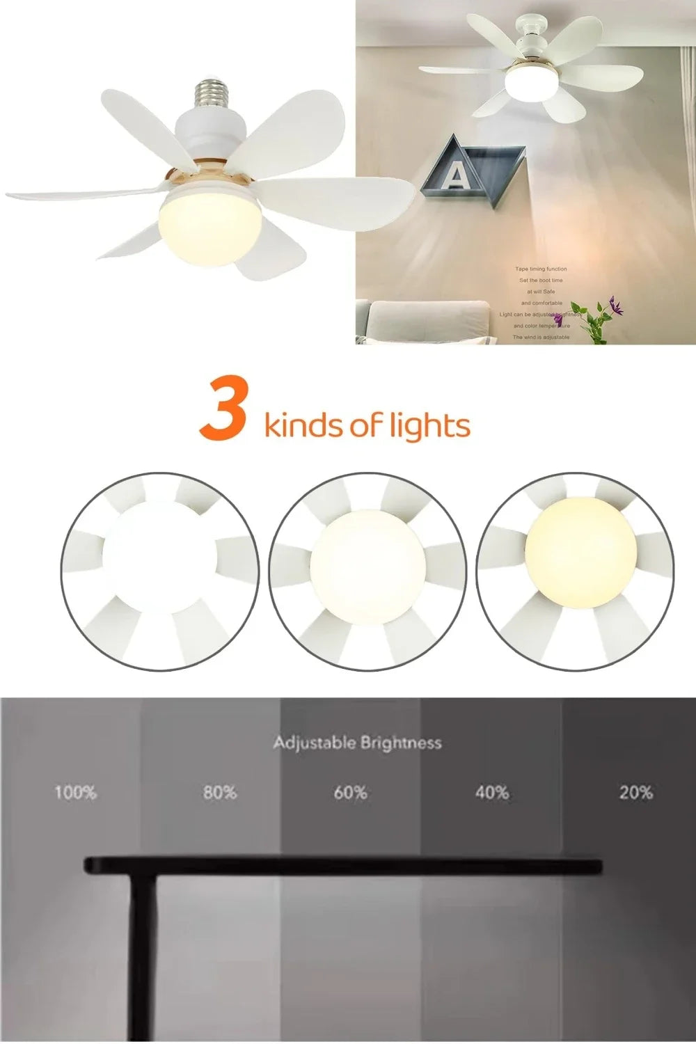 Smart Breeze Light Fan