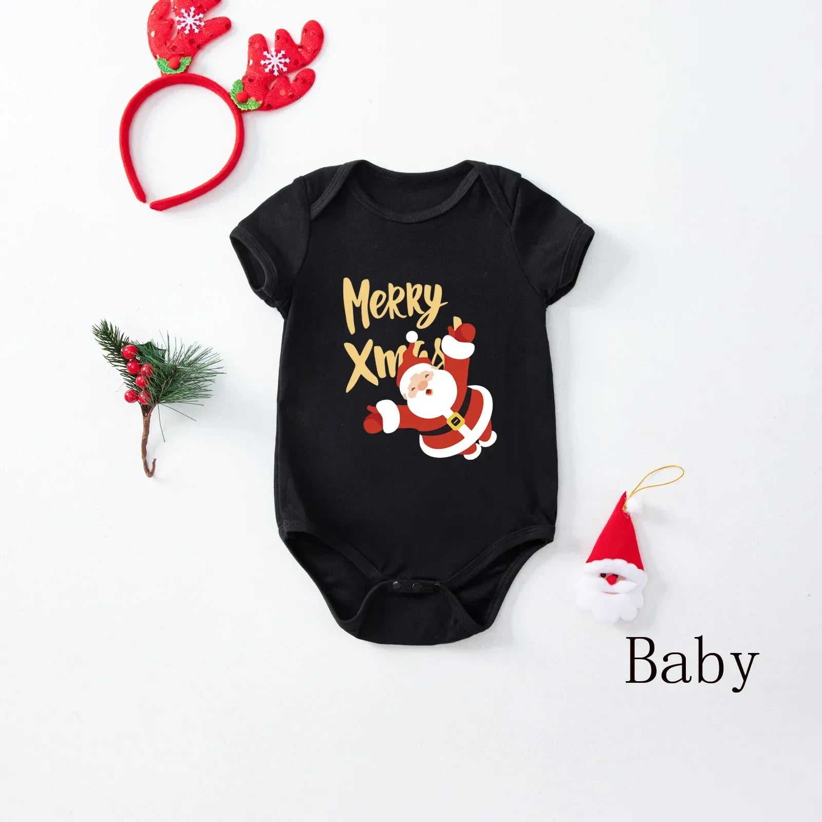 Merry Family Christmas Pajamas Set
